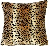 Pillow Decor - Amur Leopard Faux Fur 20x20 Throw Pillow
