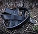 The EXTREME CONCEALED CARRY BELT BY HANKS - Handmade USA Leather 17oz. Gun Belt -100 Year Warranty - Premium Full Grain Bridle Leather -Black - 1.5In - Size 44