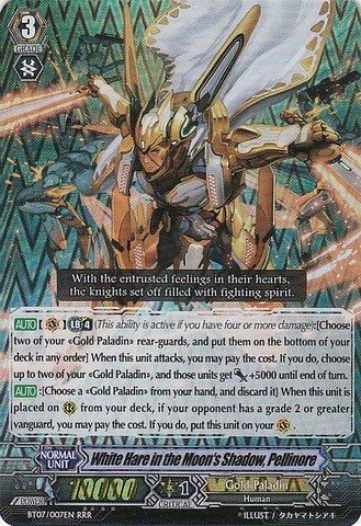 Cardfight!! Vanguard TCG - White Hare in the Moon's Shadow, Pellinore (BT07/007EN) - Rampage of the Beast King