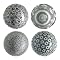 Chintz Set of 4 Bowls - Gray