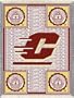 Central Michigan University Jacquard Woven Throw - 69" x 48"