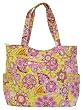 Vera Bradley Pleated Tote Bali Gold