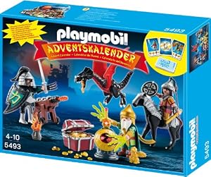 PLAYMOBIL 5493 - Adventskalender, Kampf um den Drachenschatz
