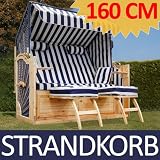 Strandkorb Bavaro Blau 160 cm breit