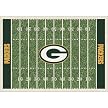 Green Bay Packers Field Rug - 5'4"x7'8"