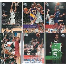 2007 / 2008 Upper Deck Basketball Series Complete Mint Basic 200 Card Set. Loaded with Stars Including Michael Jordan, Lebron James, Kobe Bryant, Yao Ming, Tim Duncan, Vince Carter, Shaquille O'neal, Dirk Nowitzki, Kevin Garnett, Allen Iverson, Carmelo Anthony, Dwayne Wade and Many Others.