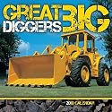 GREAT BIG DIGGERS JCB CAT 2010 SQUARE WALL CALENDAR NEW AND SEALED