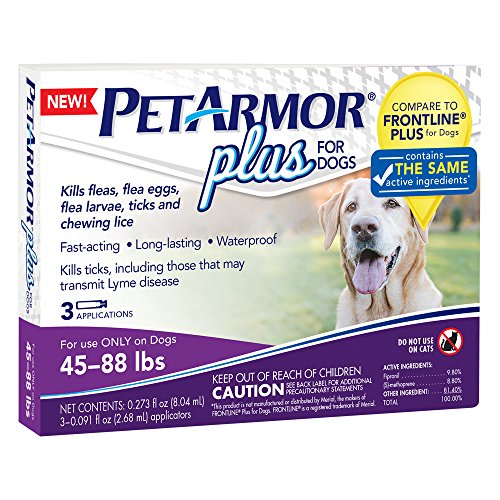 Sergeants Pet Products 5131 Pet Armor Plus Flea & Tick Topical For Dogs