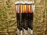 Stalker 2117 Arrows - 30 Black Aluminum Easton - 1 Dozen