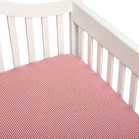 Pinzon Baby 200TC YD Percale Gingham Crib Fitted Sheet