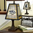 Nashville Predators Memory Company Art Glass Table Lamp NHL Hockey Fan Shop Sports Team Merchandise