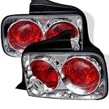 05-08 Ford Mustang Euro Taillights - Chrome 