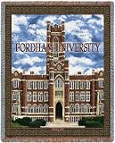 Fordham University Keating Hall Jacquard Woven Throw - 70 x 54
