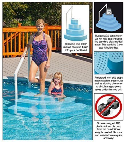 Wedding Cake Step For Above Ground Swimming Pools by Pool Accessories