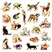 T.S. Shure Favorite Pets Wooden Magnets 20 Piece MagnaFun Set