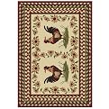 Rooster Braid Fiesta Rug Collection - Black