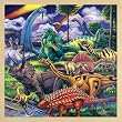 MASTERPIECES 48 PC DINOSAUR FRIENDS WOOD PUZZLE