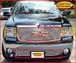 2007 2008 2009 GMC Sierra Mirror Polished Aluminum Upper and Lower Billet Grille Combo(LOGO OPEN)