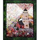 Whims Watercolor Quilt Kits Quilting Supplies, Light House