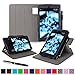 Fire HD 6 2014 Case, rooCASE Dual View Fire HD 6 Folio Case Cover with Stand [Supports Auto Sleep/Wake Feature] for Amazon Fire HD 6 2014, Black