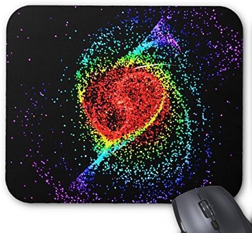 Fly Mousepad Personalized Mouse Pad Customized Rainbow Dots Mouse Pad