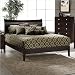 Queen Hillsdale Tiburon Bentwood Modern Platform Bed in Espresso Finish
