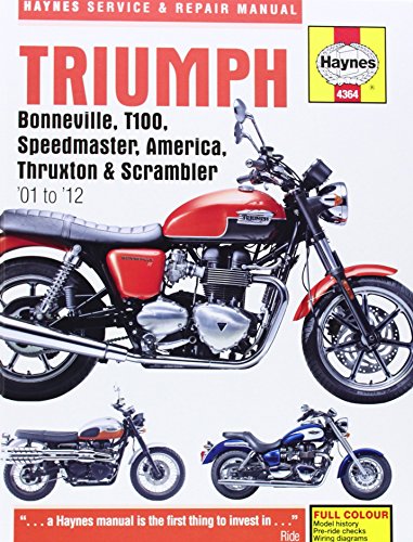 Triumph Bonneville, T100, Speedmaster, America Service and Repair Manual: 2001-2012 (Haynes Service and Repair Manuals) by Matthew Coombs (7-Nov-2014) Hardcover