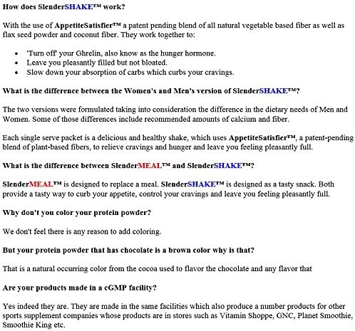 Only 60 Calories! - - - #1 Rated Women's Weight Loss Shake, Weight Loss Protein, Meal replacement Shake, Low Carb Shake, Low Fat, Fat Loss, Weight Loss Powder, Weight Control Powder, SlenderSHAKE