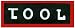 Tool - Black, White & Red Rectangle Logo - Sticker / Decal