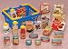 All Products : Toy Shopping Basket with Toy Foods for Pretend Play Supermarket Fun! Includes canned goods, bottles and boxed foods