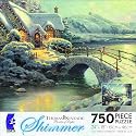 Ceaco Thomas Kinkade Shimmer - Christmas Moonlight