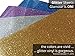 Heat Transfer (Iron On, T-Shirt, HTV) Vinyl Sheets Glitter and Regular Assorted Bundle (10x12 inches, 14 pack)