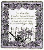 Grandmother Poem Afghan Throw Blanket 48 x 60