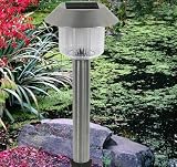 Eigenschaften Elecsa GmbH  / Edelstahl LED Solarlampe Gartenleuchte Gartenlampe 1260