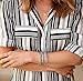 Blooming Jelly Women's Long Sleeve Striped Shirt Dress