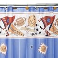 Sports Star Shower Curtain