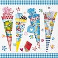 Paper + Design - Motivservietten Schulanfang Schult�ten 20 St�ck 3-lagig 33x33 cm