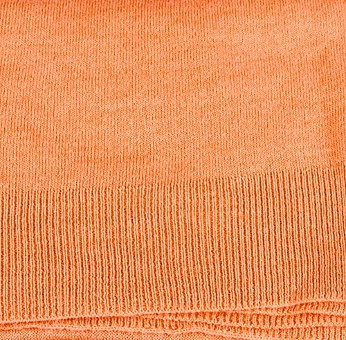 Noelle's Soft Comfortable Bordeaux Shawl Wrap Scarf - Variety of Colors (Sherbet)