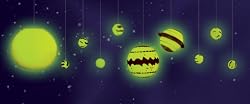 Glow-in-the-dark Solar System