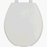 WHT ROUND TOILET SEAT (Bemis/Mayfair 2050-000)