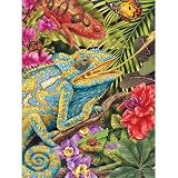 Tropical Lizards Jigsaw Puzzle 100pc