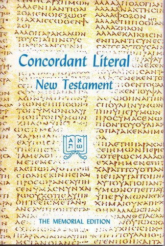 Concordant Literal New Testament