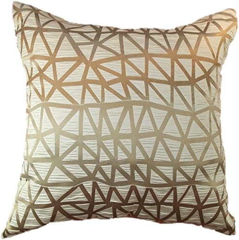 Crystal Moroccan-20 X20 Pillow Cover, 20 X 20 Inches Pillow Cover, Woven Fabric of Crystal Image in Moroccan Style Cotton Decorative Pillow Cover.