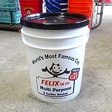 5ガロン 蓋付きバケツ　「Felix The Cat  フィリックス・ザ・キャット」 （容量18.9L） [並行輸入品]