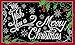 WE WISH YOU A MERRY CHRISTMAS Holly, Berries Chalkboard 28