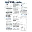 Mac OS X 10.4 Introduction Quick Reference Guide (Cheat Sheet of Instructions, Tips and...