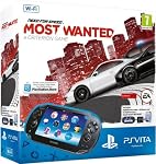 KONSOLE PSVITA WIFI CRYSTAL BLACK + VOUCHER NEED FOR SPEED MOST WANTED + MEMORY 4GB 
