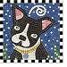 Boston Terrier Dog Mosaic
