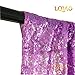 LQIAO New Sequin Backdrop Lavender-2x8FT Elegant Shimmer Sequin Fabric Photography Background Party Wedding Photo Booth Backdrop Decoration 1 pc