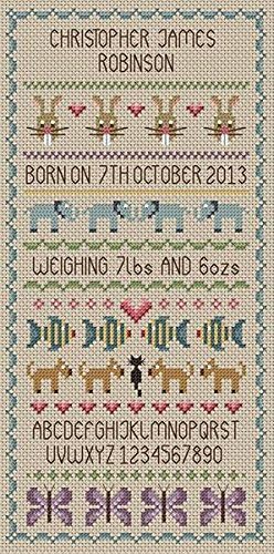 Little Dove Designs Baby Boy Cross Stitch Kit
